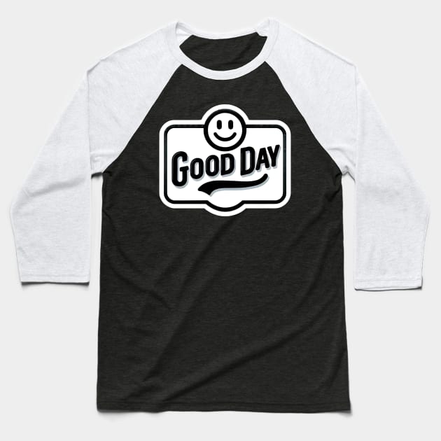 smile emoticon good day Baseball T-Shirt by Dracoola